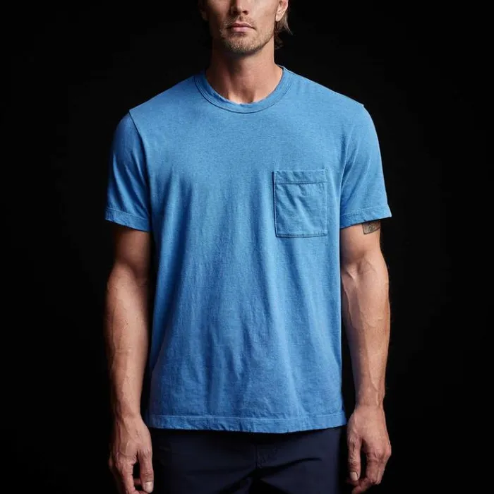 TShirts Men James Perse Venice Beach Tee Electric Blue