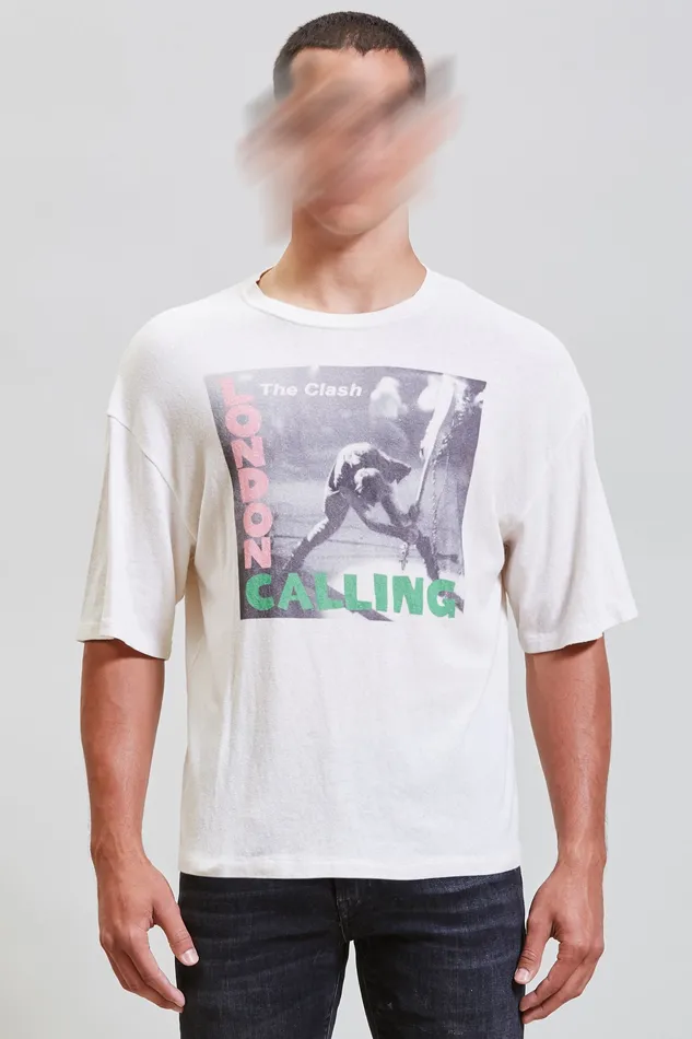 TShirts R13 Men Clash London Calling Oversized T