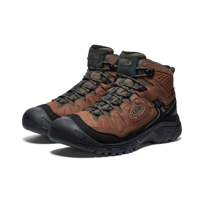 Targhee IV Mid Height Waterproof BisonBlack Leather Hiking Boot Men KEEN Boots Targhee IV Mid Height Waterproof BisonBlack Leather Hiking Boot Men KEEN Boots