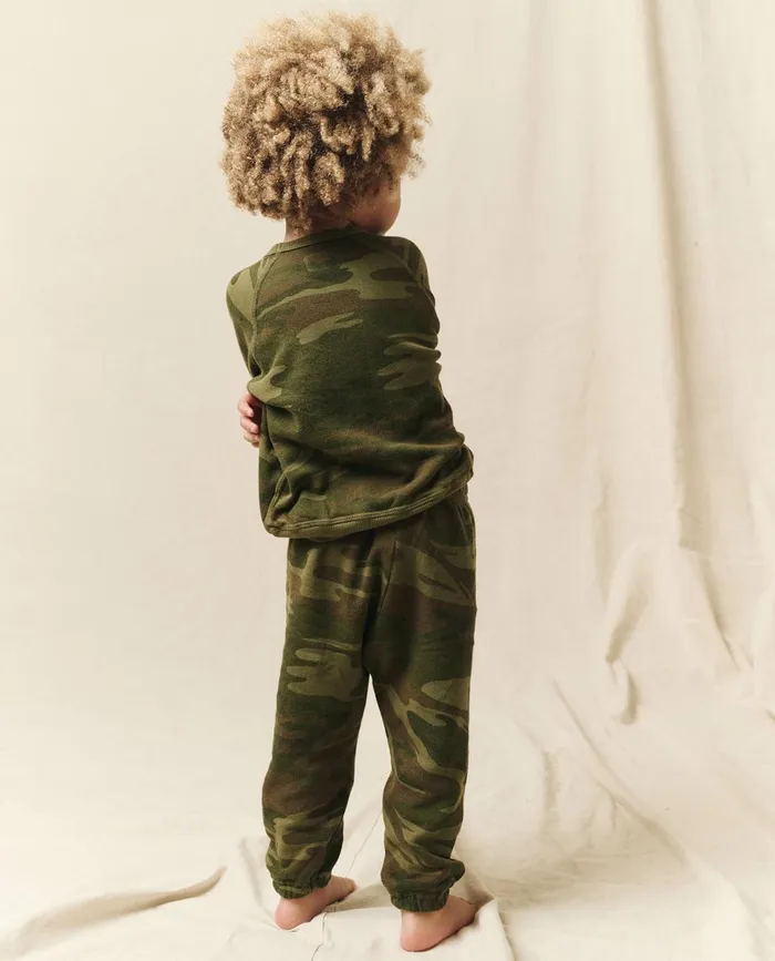 Tees and Sweats Kids The Great The Little Stadium Sweatpant Novelty Deep Woods Camo