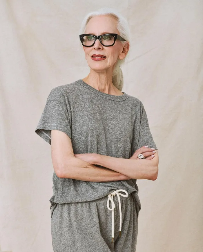 Tees Women The Great The Boxy Crew Heather Grey Tees Women The Great The Boxy Crew Heather Grey