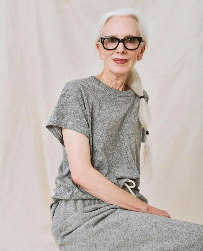 Tees Women The Great The Boxy Crew Heather Grey Tees Women The Great The Boxy Crew Heather Grey