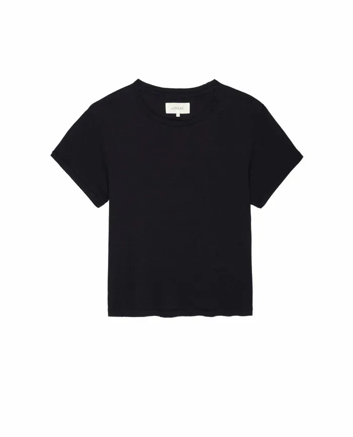 Tees Women The Great The Little Recycled Rib Tee Night