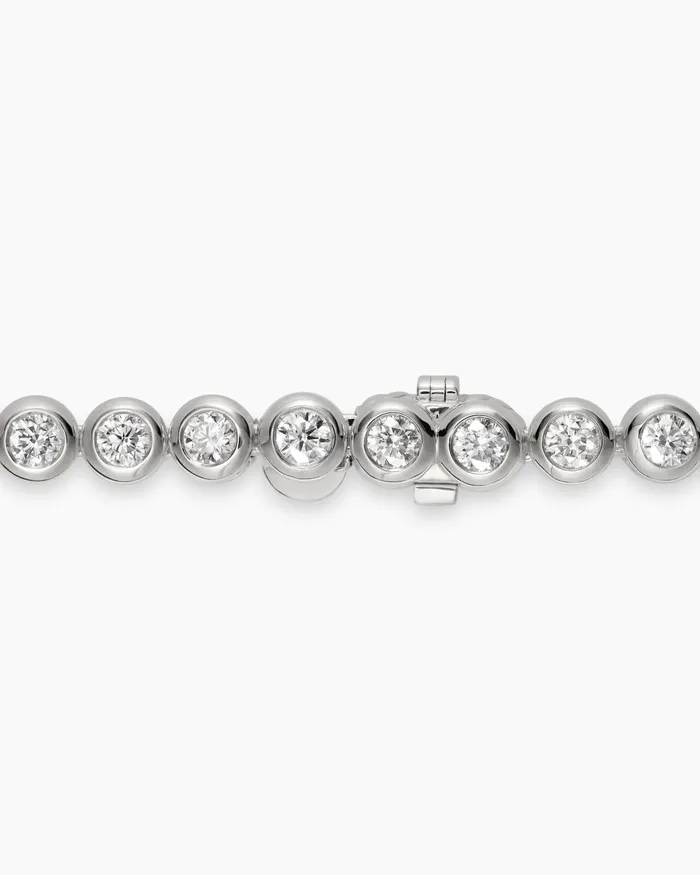Tennis Necklace In 18K White Gold With Diamonds 47mm Women David Yurman Statement Tennis Necklace In 18K White Gold With Diamonds 47mm Women David Yurman Statement