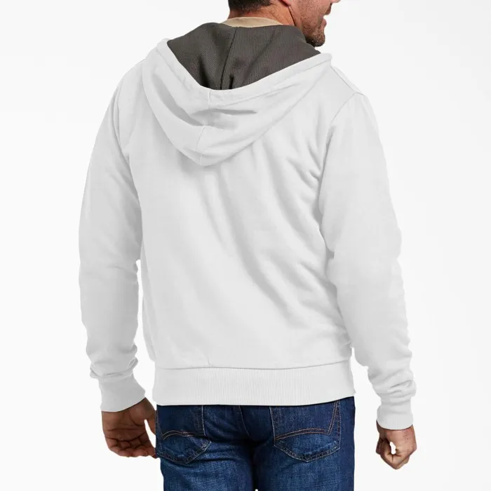 Thermal Lined Fleece Zip Hoodie White White wh Men Dickies Hoodies and Sweatshirts Thermal Lined Fleece Zip Hoodie White White wh Men Dickies Hoodies and Sweatshirts