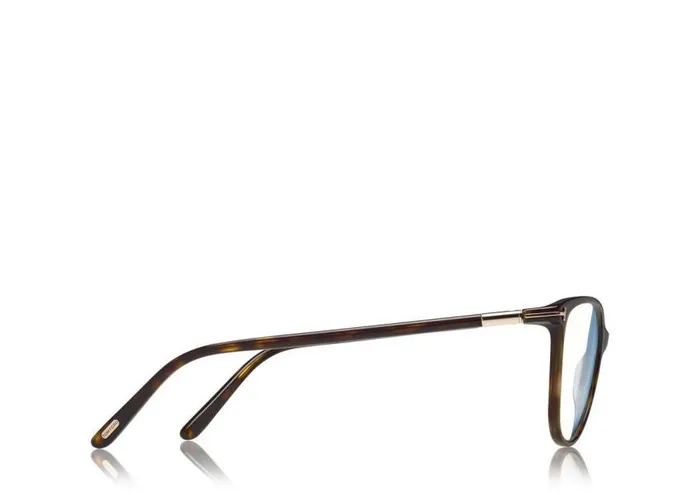 TOM FORD Blue Block Collection Women BLUE BLOCK SOFT ROUND OPTICALS Dark Havana TOM FORD Blue Block Collection Women BLUE BLOCK SOFT ROUND OPTICALS Dark Havana