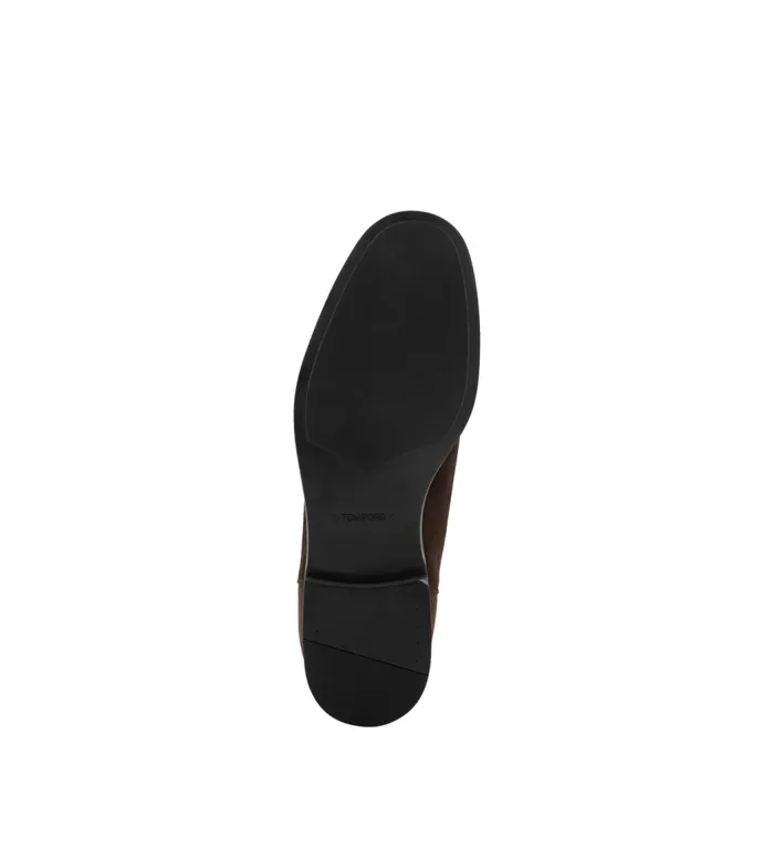 TOM FORD Boots Men SUEDE ROBERT CHELSEA BOOT Chocolate TOM FORD Boots Men SUEDE ROBERT CHELSEA BOOT Chocolate