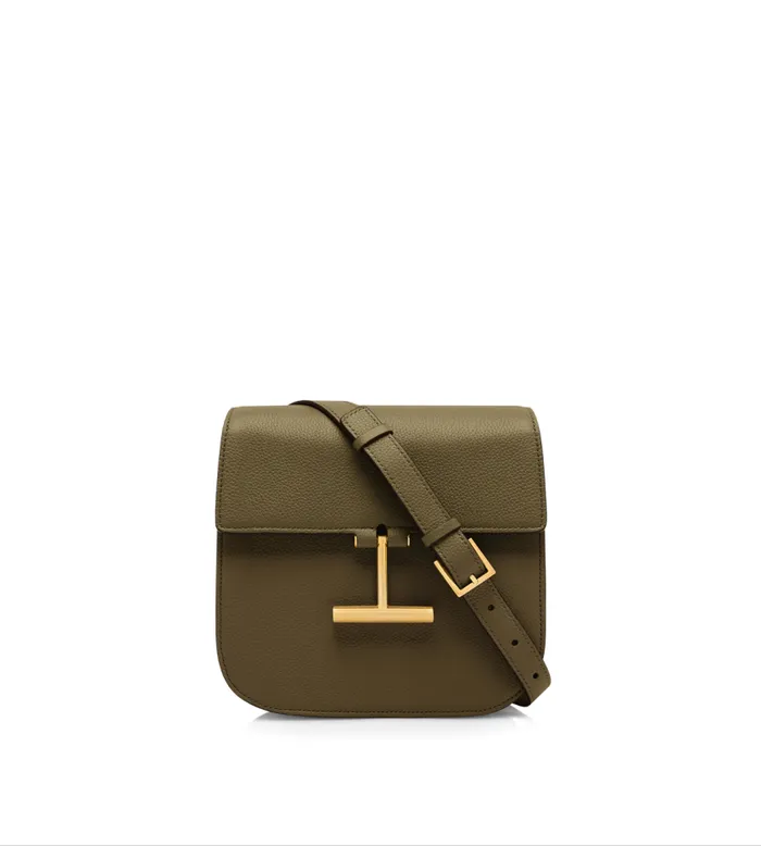 TOM FORD Cross Body Bags Women GRAIN LEATHER TARA MINI CROSSBODY Olive