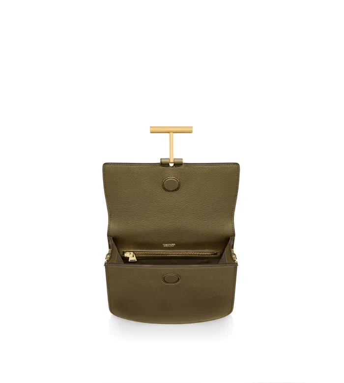TOM FORD Cross Body Bags Women GRAIN LEATHER TARA MINI CROSSBODY Olive TOM FORD Cross Body Bags Women GRAIN LEATHER TARA MINI CROSSBODY Olive
