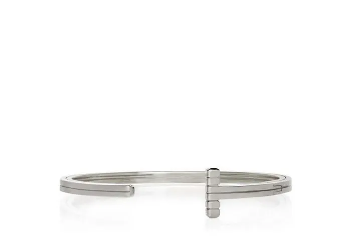 TOM FORD Jewelry Men STRIPED T BRACELET White Gold