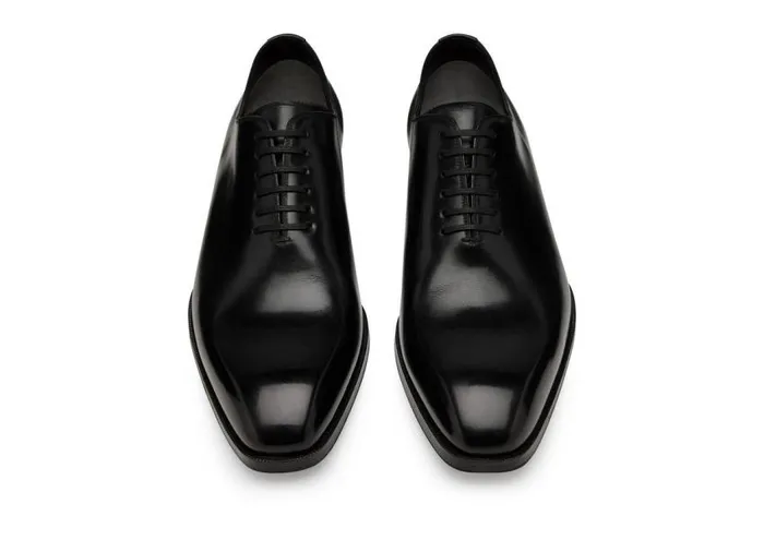 TOM FORD LaceUps Men BURNISHED LEATHER ELKAN LACE UP Black TOM FORD LaceUps Men BURNISHED LEATHER ELKAN LACE UP Black