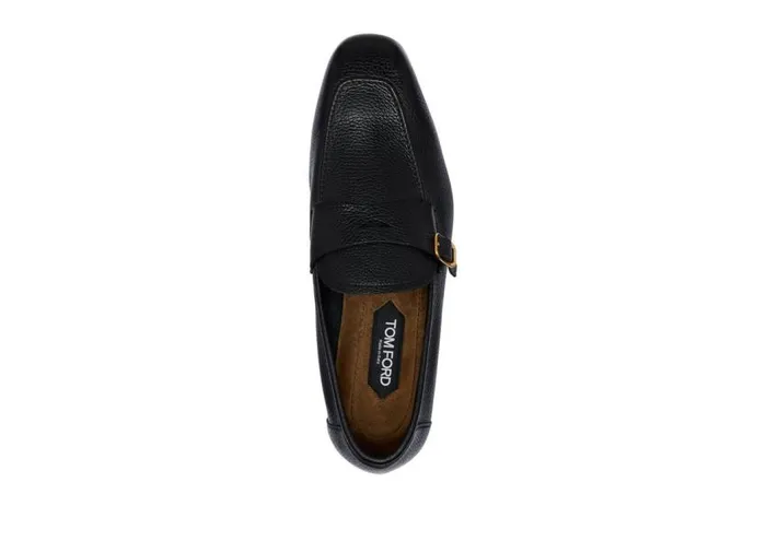 TOM FORD Loafers Men BUTTERY LARGE GRAIN DOVER LOAFER Black TOM FORD Loafers Men BUTTERY LARGE GRAIN DOVER LOAFER Black