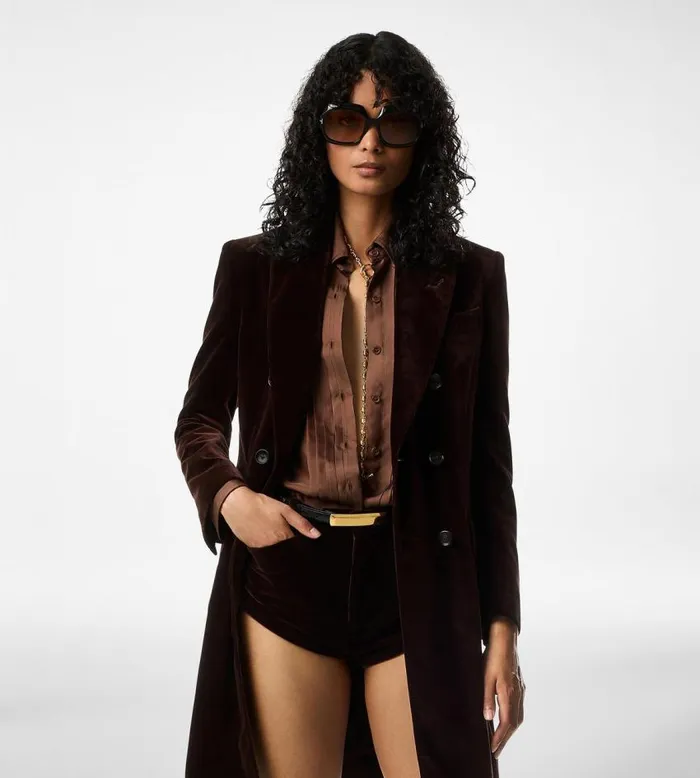 TOM FORD Pants and Shorts Women COTTON VELVET MINI SHORTS TOM FORD Pants and Shorts Women COTTON VELVET MINI SHORTS