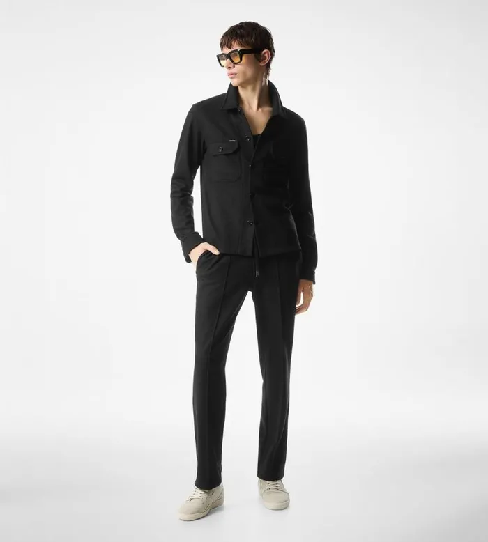 TOM FORD Shirts Men CASHMERE OVERSHIRT Black TOM FORD Shirts Men CASHMERE OVERSHIRT Black
