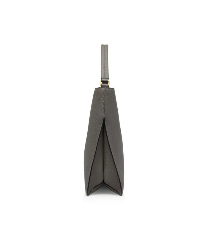 TOM FORD Shoulder Bags Women GRAIN LEATHER ALIX SMALL HOBO Graphite TOM FORD Shoulder Bags Women GRAIN LEATHER ALIX SMALL HOBO Graphite