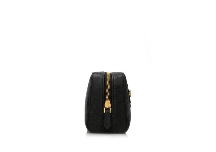 TOM FORD Small Leather Goods Men GRAIN LEATHER SMART TOILETRY BAG Black TOM FORD Small Leather Goods Men GRAIN LEATHER SMART TOILETRY BAG Black