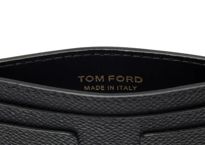TOM FORD Small Leather Goods Men SMALL GRAIN LEATHER CLASSIC CARDHOLDER Black TOM FORD Small Leather Goods Men SMALL GRAIN LEATHER CLASSIC CARDHOLDER Black