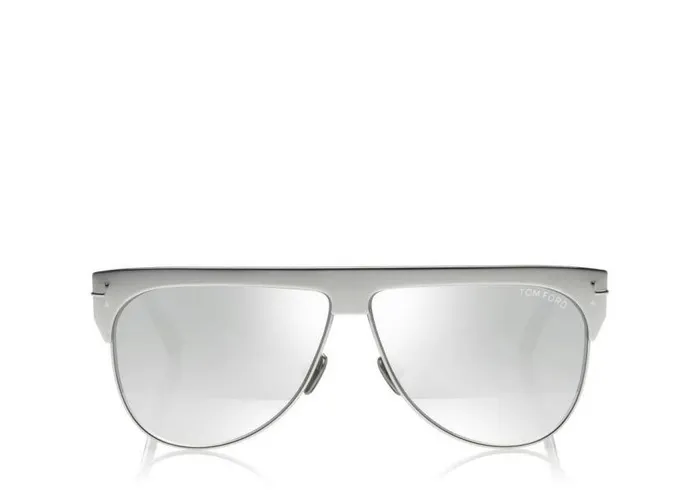 TOM FORD Special Edition WomenMen WINTER GOLD PLATED SUNGLASSES White Gold
