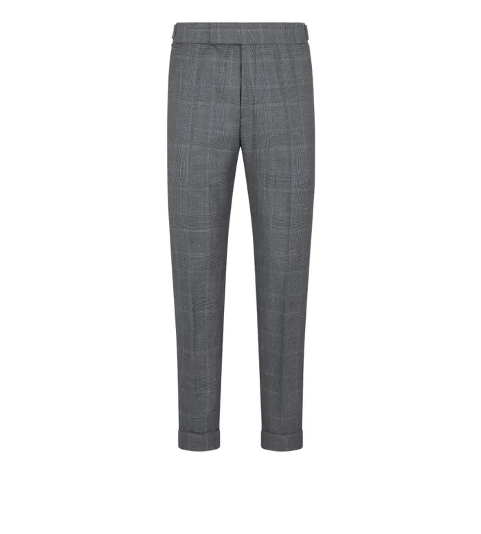 TOM FORD Suits Men PRINCE OF WALES SHELTON SUIT Grey TOM FORD Suits Men PRINCE OF WALES SHELTON SUIT Grey