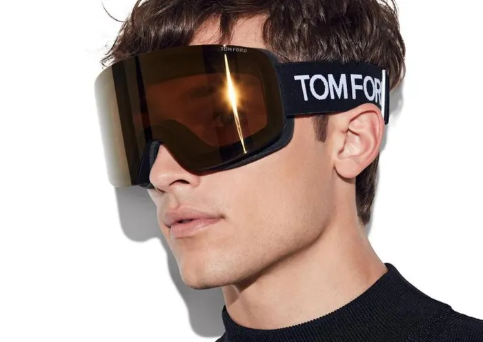 TOM FORD Sunglasses MenWomen SKI GOGGLES Blacksmoke