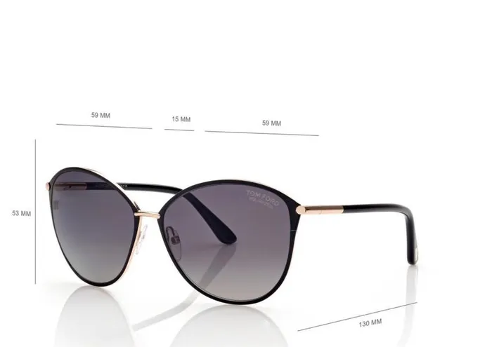 TOM FORD Sunglasses Women POLARIZED PENELOPE SUNGLASSES Rose Gold TOM FORD Sunglasses Women POLARIZED PENELOPE SUNGLASSES Rose Gold