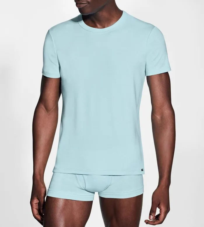 TOM FORD TShirts Men COTTON CREWNECK TSHIRT Arctic Blue