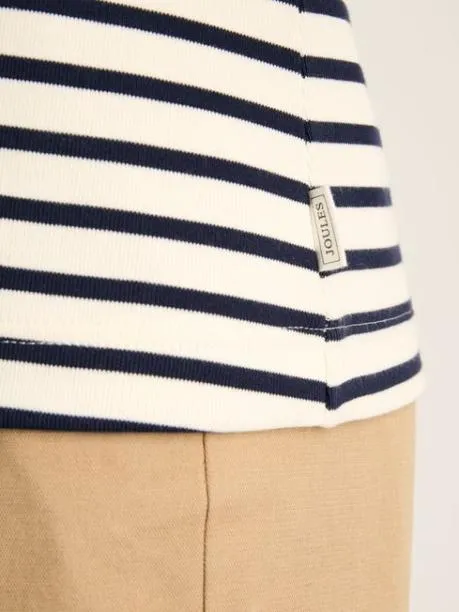 Tops and TShirts Women Joules Cream and Navy Striped Jersey Vest Tops and TShirts Women Joules Cream and Navy Striped Jersey Vest