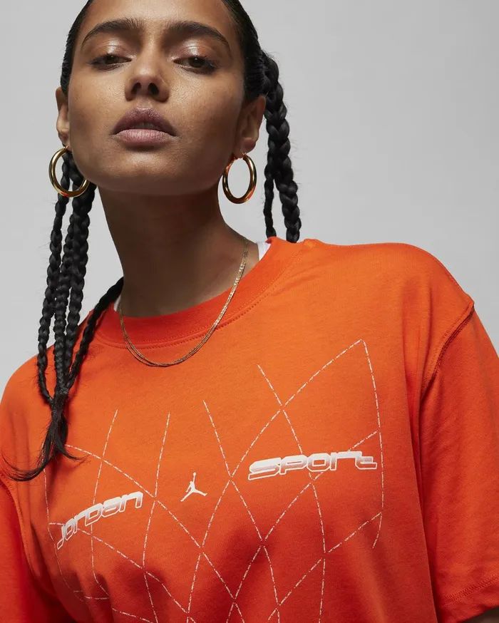 Tops And TShirts Women Nike Jordan Sport Picante Redsail