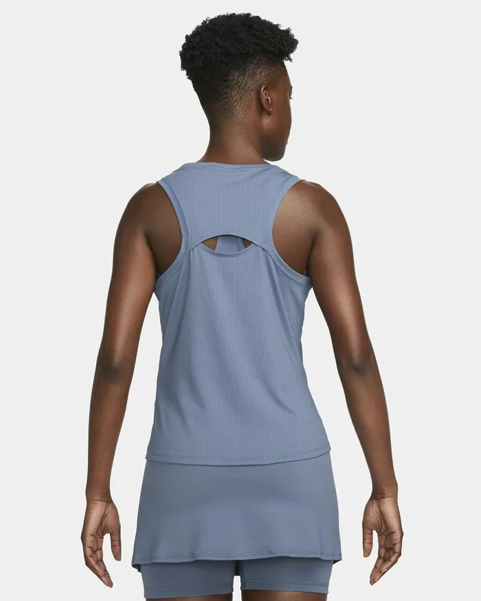 Tops And TShirts Women Nike NikeCourt Victory Diffused Bluewhite