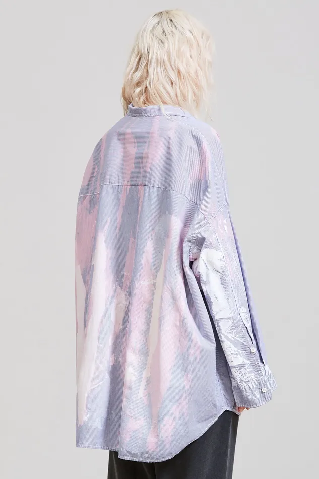 Tops Bleached Drop Neck Shirt 8211 R13 Women