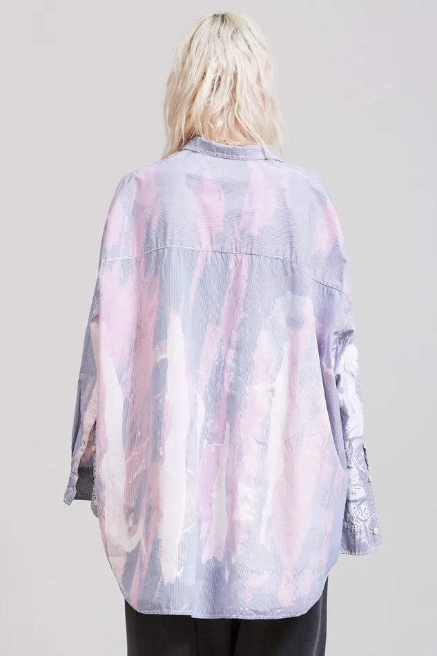 Tops Bleached Drop Neck Shirt 8211 R13 Women