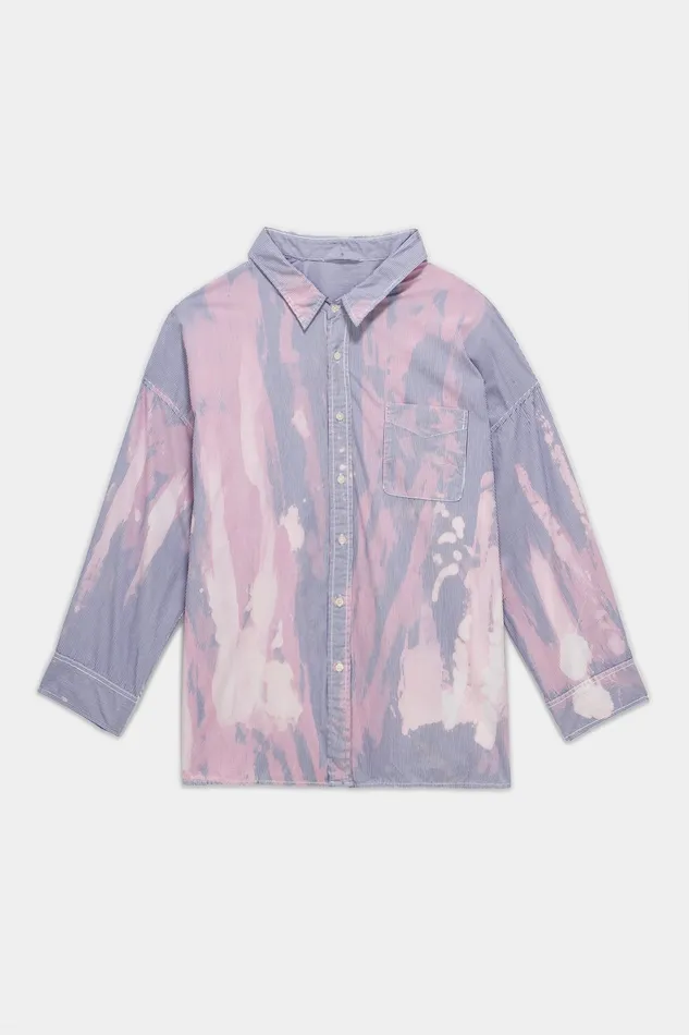 Tops Bleached Drop Neck Shirt 8211 R13 Women
