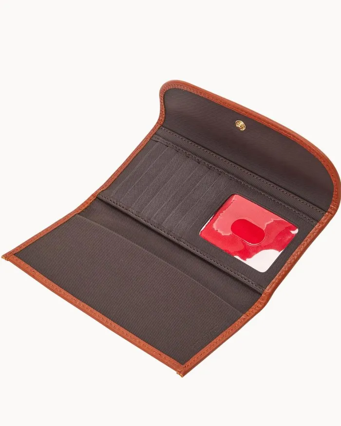 Torino Continental Clutch Brown Women Dooney and Bourke Wallets Torino Continental Clutch Brown Women Dooney and Bourke Wallets