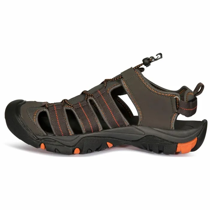Torrance Closed Toe Walking Sandals Peat Men Trespass Sandals