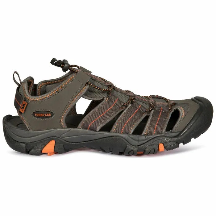 Torrance Closed Toe Walking Sandals Peat Men Trespass Sandals
