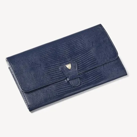 Travel Wallet With Removable Inserts Midnight Lizard WomenMen Aspinal Of London Travel Wallets