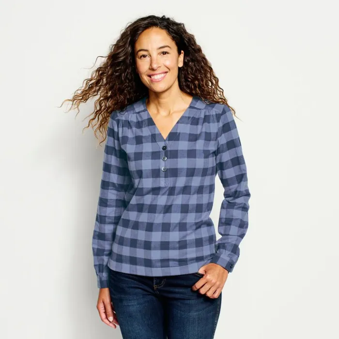 Travel Women Orvis Flat Creek Forever Shirt Dusk