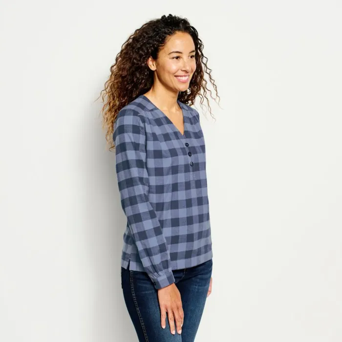 Travel Women Orvis Flat Creek Forever Shirt Dusk