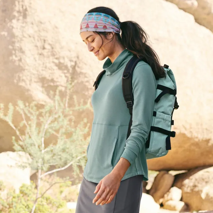 Travel Women Orvis Odyssey Cowl Sweatshirt Tidewater