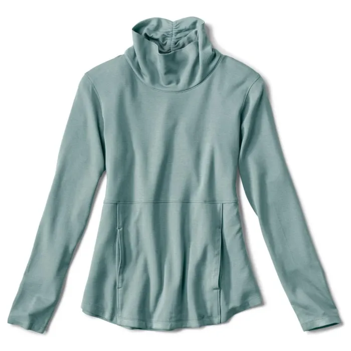 Travel Women Orvis Odyssey Cowl Sweatshirt Tidewater