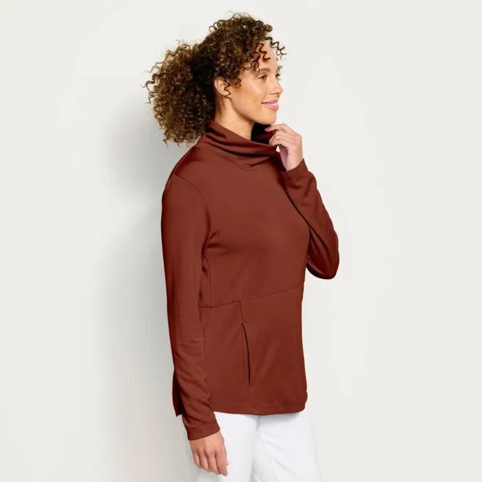 Travel Women Orvis Odyssey Cowl Sweatshirt Tidewater