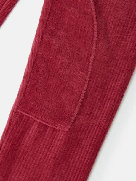 Trousers and Leggings Girls Joules Berry Red Stretch Cord Legging