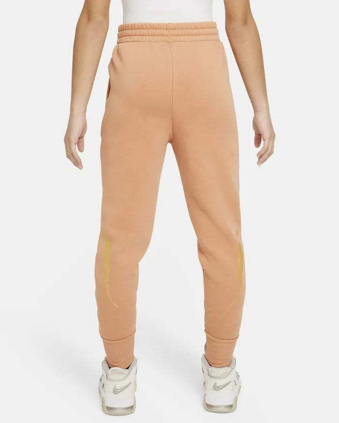 Trousers And Leggings Kids Nike Sportswear Club Fleece Amber Brownmetallic Gold