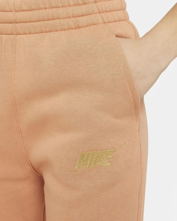 Trousers And Leggings Kids Nike Sportswear Club Fleece Amber Brownmetallic Gold