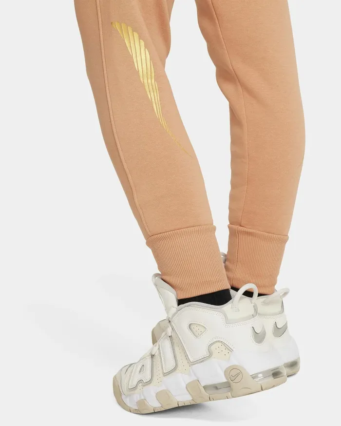 Trousers And Leggings Kids Nike Sportswear Club Fleece Amber Brownmetallic Gold