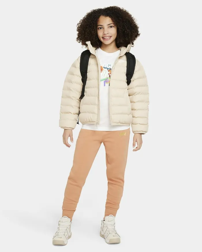 Trousers And Leggings Kids Nike Sportswear Club Fleece Amber Brownmetallic Gold
