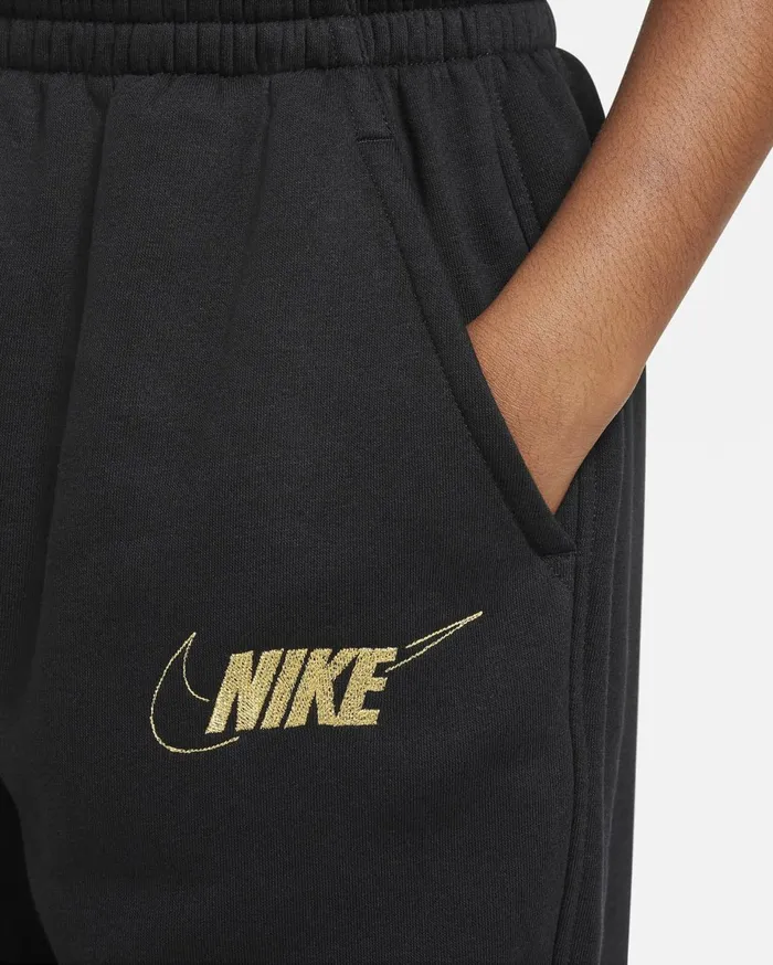 Trousers And Leggings Kids Nike Sportswear Club Fleece Blackmetallic Gold
