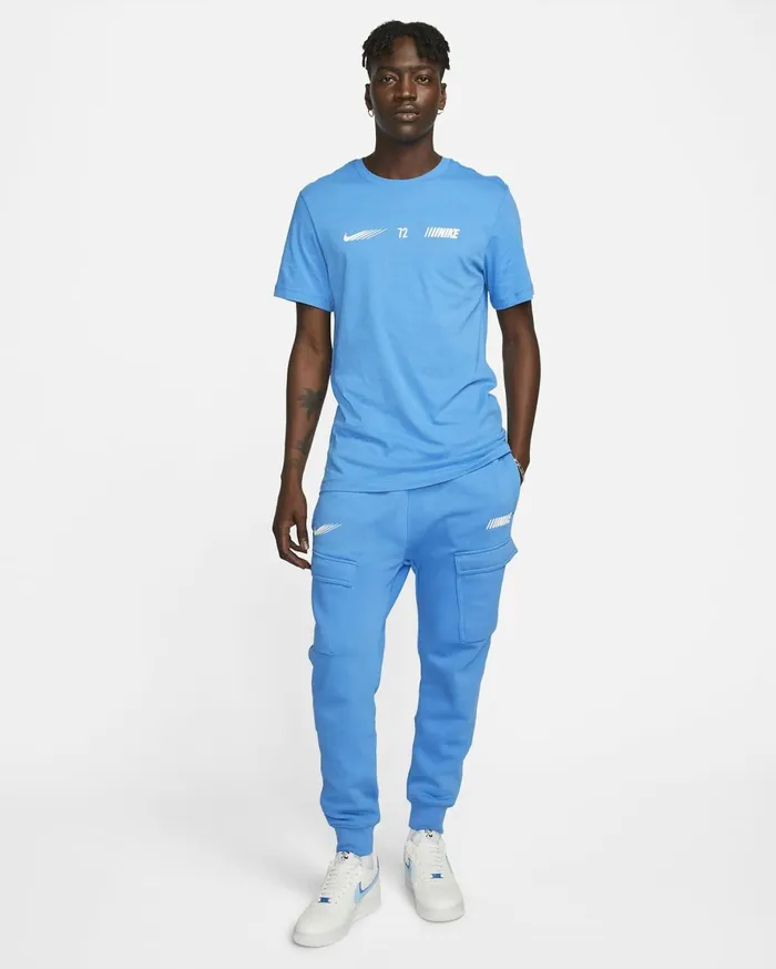 Trousers And Tights Men Nike Sportswear Standard Issue Light Photo Blue