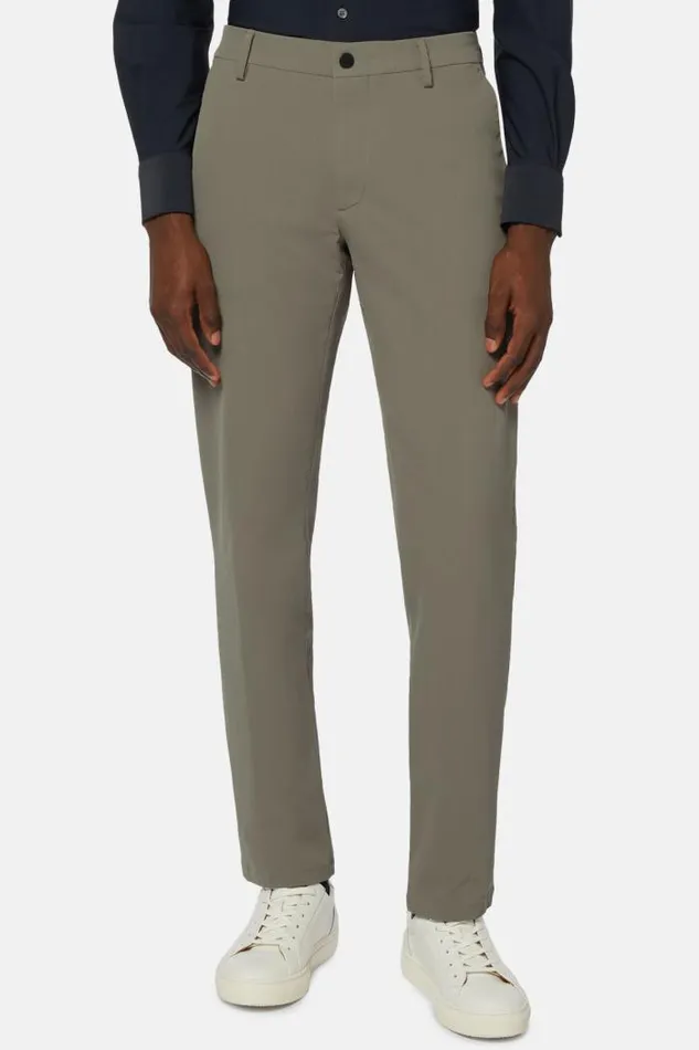 Trousers Men Boggi Milano BTech Performance Stretch Nylon Trousers Taupe Trousers Men Boggi Milano BTech Performance Stretch Nylon Trousers Taupe