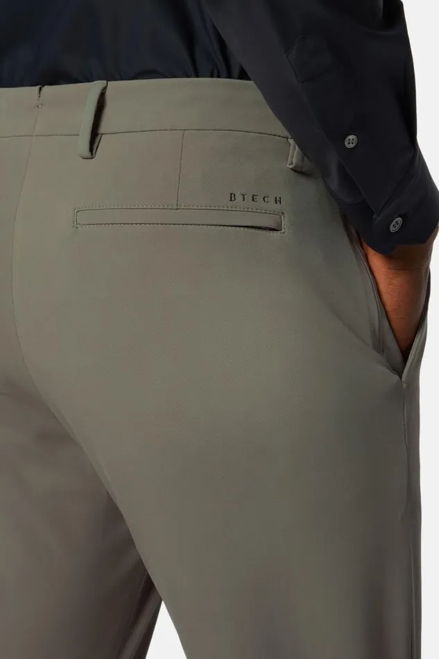 Trousers Men Boggi Milano BTech Performance Stretch Nylon Trousers Taupe Trousers Men Boggi Milano BTech Performance Stretch Nylon Trousers Taupe